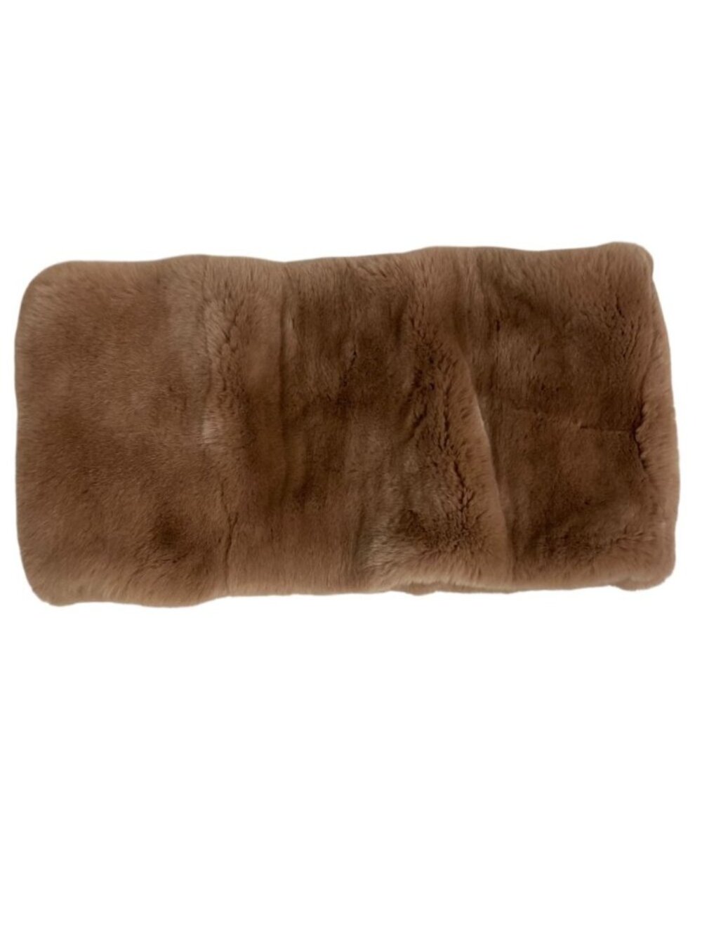 Max Mara Studio Rabbit Fur Snood Brown Autumn Winter